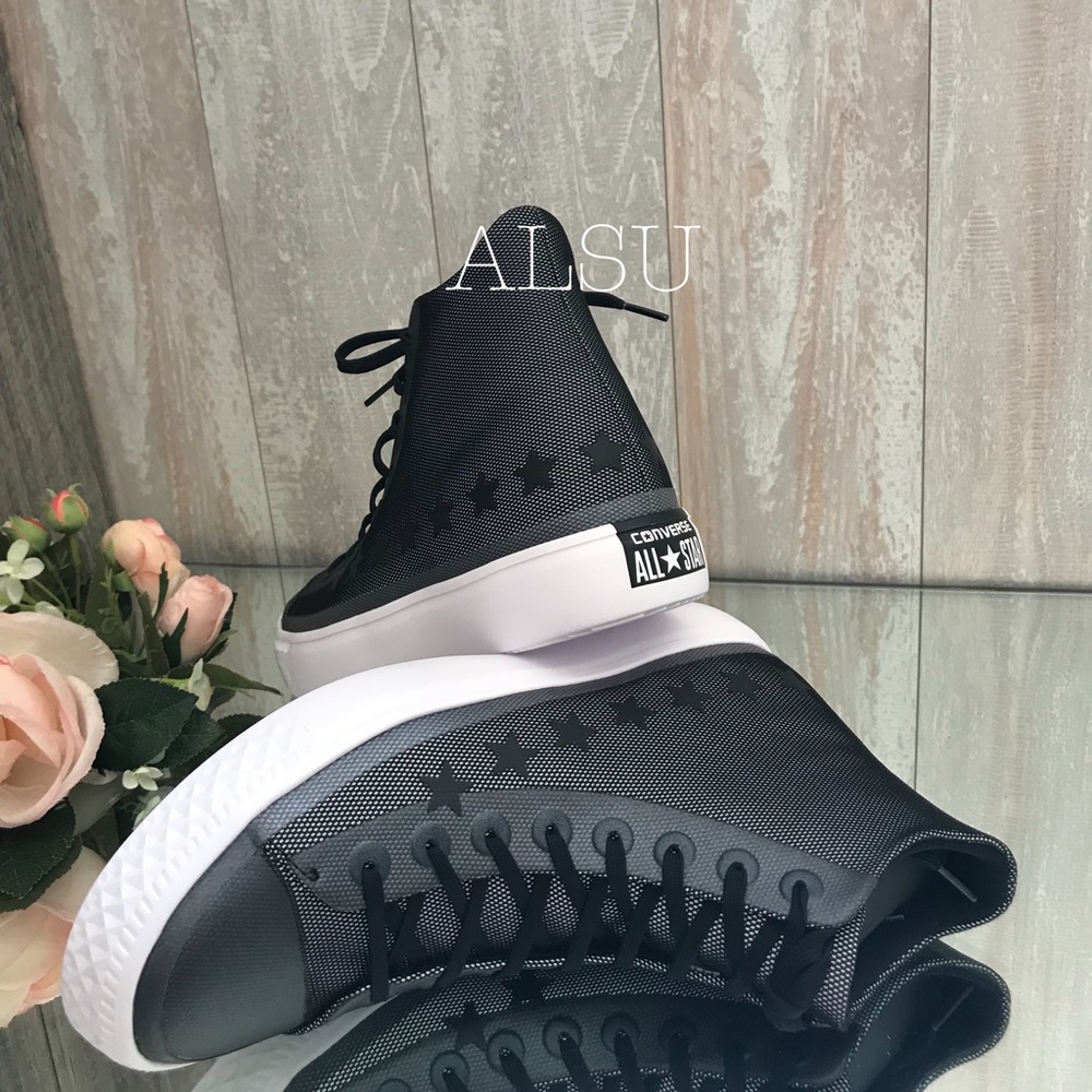 Converse Ctas Modern HI Black Stars White W AUTHEN - Picture 3 of 8